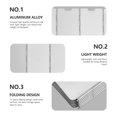 thumbnail image 3 of OUNONA Camping Windproof Screen Aluminum Alloy Wind Guard for Outdoor 1 Set (12 Pieces), 3 of 8