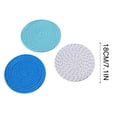 thumbnail image 4 of Iumwxz Potholders Set Trivets Set Cotton Thread Weave Hot Pot Holders Set (Set of 3) Stylish Hot Mats,Spoon for Cooking and Baking By Diameter 7 Inches Kitchen Utensil Set Blue Cotton Reduced Price, 4 of 6