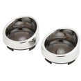 thumbnail image 4 of Turn Signal Lens Bezel, Heat Treated Waterproof Turn Signal Lens Visor Pair Dustproof Scratch Proof  Replacement For TOURING FLHX 2000-up For Motorcycle  + Smoky, 4 of 8