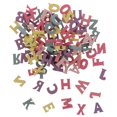 thumbnail image 2 of 100Pcs Small Wooden Craft alphabet and letters Wood Cutouts, Colorful Wood Letters Puzzles for Sign Crafts & Wall Room Decorative Signs, 2 of 8