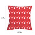 thumbnail image 3 of Amzcrzy Literie, Couvre-Lits, Courtepointes et Ensembles, Housses d'Oreiller de Noël 18x18 Pouces Ensemble d'Oreillers Décoratifs Sapin de Noël Rouges Décoration d'Hiver de Noël pour Maison Canapé Chambre Taie d'Oreiller, 3 of 6