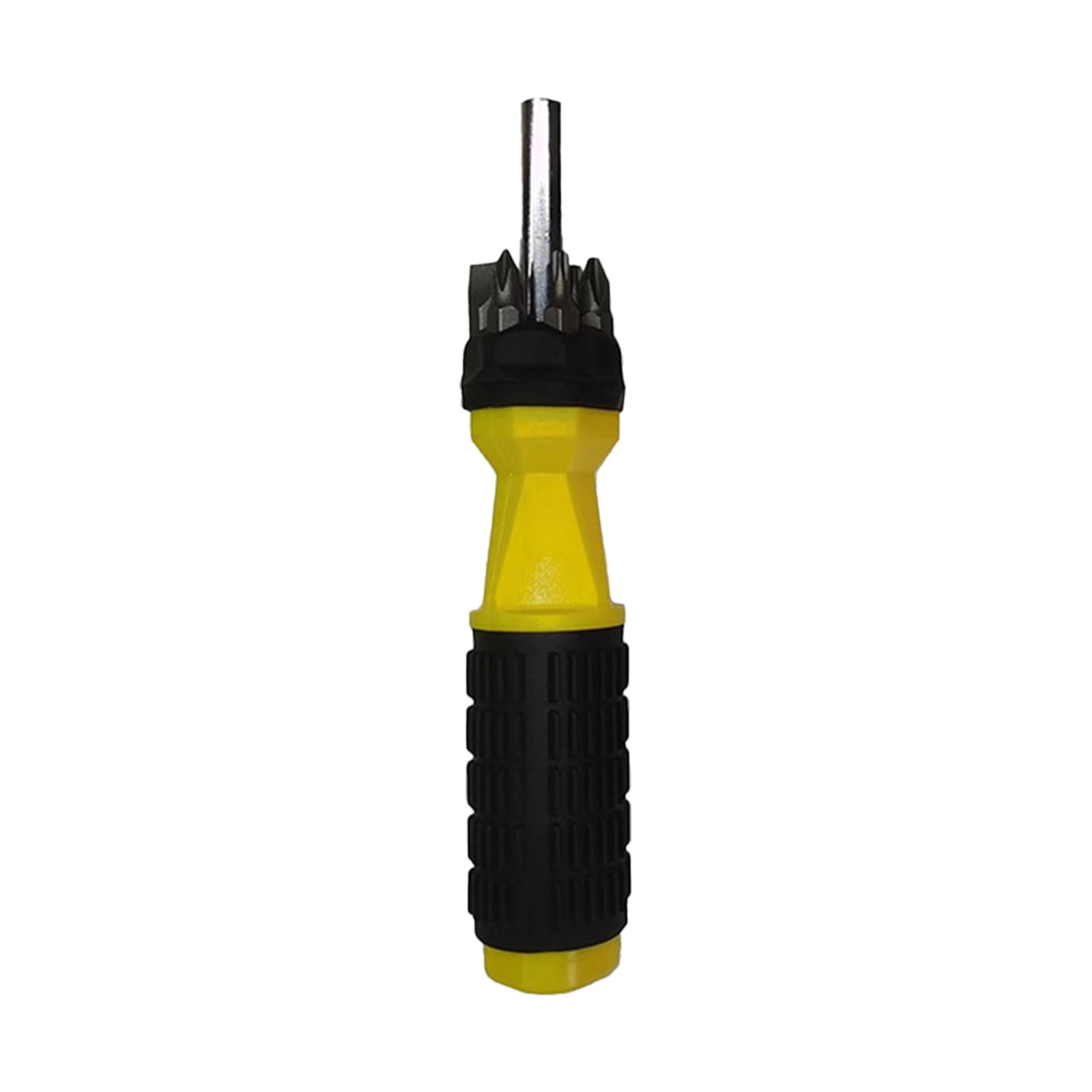 Clearance! Delayuji Magnetic Tip Screwdriver Set 6 In 1 Screwdriver Set Flat Head Key Screwdriver Set Screwdriver Set One Size Yellow