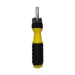 Clearance! Delayuji Magnetic Tip Screwdriver Set 6 In 1 Screwdriver Set Flat Head Key Screwdriver Set Screwdriver Set One Size Yellow