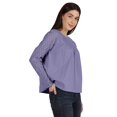 thumbnail image 2 of Moomaya Haut en Dentelle Style Victorien pour Femmes Manches Longues Tunique Décontractée Unie, 2 of 6