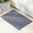 thumbnail image 2 of Chenille Bathroom Rug Mat  16”x24”  Extra Soft and Absorbent Shaggy Rugs  Machine Washable  Quick Dry Bath Mat  Plush Carpet for Tub  Shower and Bath Room Floor Mats  Navy Blue, 2 of 7