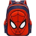 thumbnail image 1 of Toddler School Backpack 3D Comic Schoolbag Waterproof Lightweight Backpack for Elementary Student Schoolbag Kids,Navy, 1 of 5