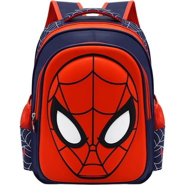 Sac à Dos d'École pour Tout-Petit, Cartable 3D Dessin Animé, Sac à Dos Imperméable et Léger pour Élèves du Primaire, Enfants, Bleu Marine