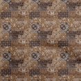 thumbnail image 1 of oneOone Tissu en Polyester Spandex Brun Fauve Tissu de Robe Patchwork Tissu Imprimé au Mètre 56 Pouces de Large, 1 of 5