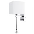 thumbnail image 4 of YLSHRF LED Wall Light Iron Cloth Modern USB Bedside Reading Indoor Lighting, 4 of 8