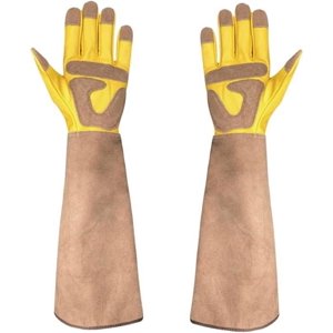 Gants de soudage Gants en cuir de jardinage,Gants de protection Gants pour soudage Gant de soudage (Taille : M)