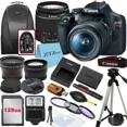thumbnail image 1 of Canon EOS Rebel T7 Appareil Photo Reflex Numérique avec Objectif 18-55 mm, Mémoire 128 Go, Trépied, Sac à Dos et Ensemble ZeeTech, 1 of 8