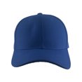 thumbnail image 2 of Blank Fitted Curved Cap Hat, Royal 7 1/4, 2 of 2