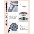 thumbnail image 5 of Portable Electric Kettle- Home Thickened Stainless Steel Double Layer Insulated Water Kettle, 5 of 5