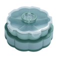 thumbnail image 1 of Dvkptbk serving plate Divided Serving Tray That Spins - Perfects for Snacks, 1 of 4