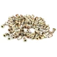 thumbnail image 1 of Kit de Noix Filetées à Tête Plate 100 Pcs, Noix à Rivets Plaquées Zinc Colorées Kit de Noix Filetées à Tête Plate pour Diverses Plaques Métalliques, Fixation, Écrous, 1 of 8