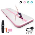thumbnail image 1 of Goplus 10FT Inflatable Gymnastics Tumbling Mat w/ Pump Pink, 1 of 10