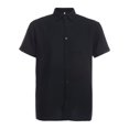 thumbnail image 3 of Mens Linen Short Sleeve Summer Solid Shirts Casual Loose Button Down Dress Soft Tee Tops, 3 of 6