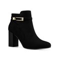 thumbnail image 1 of Unique Bargains Bottines à Talon Épais à Bout Rond avec Boucle pour Femme Noir US 9, 1 of 7