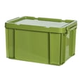 thumbnail image 4 of Heavy Duty Storage Bins Industrial Tote Bin Durable Stackable Storage Containers Green, 4 of 9