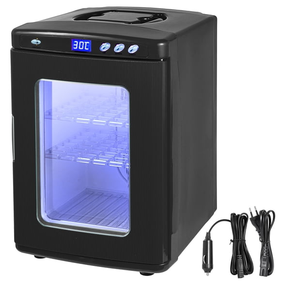 VEVOR Black Reptile Egg Incubator 25L Capacity Mini Digital Incubator ReptiPro 6000 Portable Reptile Incubator Cabinet Style with Heating and Cooling 5-60