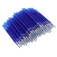 thumbnail image 3 of GUOOL 100 Pieces Heat Erasable Refill Pens Disappearing Pen for Fabric Mark Blue, 3 of 9