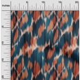 thumbnail image 2 of oneOone Cotton Flex Teal Blue Fabric Ikat Fabric For Sewing Printed Craft Fabric By The Yard 40 Inch Wide, 2 of 4