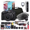 thumbnail image 1 of Canon EOS R50 Mirrorless Camera with 18-45mm Lens Creator Kit  (Black) + 64GB Card + Bag + More(International Model), 1 of 6