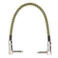 thumbnail image 4 of Dioche Câble d'Instrument de 11,8 Po Tissé, Blindé en Cuivre, Réduction du Bruit pour Performance en Direct, Fil d'Effet, Fil d'Instrument, 4 of 8