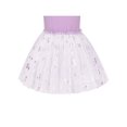thumbnail image 5 of Robe Fille Violette Manches à Volants Papillon Jupe Étincelante Fête 6 Ans, 5 of 5