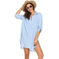 thumbnail image 1 of Haut de Plage pour Femme, Chemise de Plage, Bikini, Tenue de Plage, Maillot de Bain, Robe de Plage, 1 of 4
