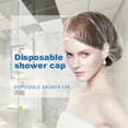 thumbnail image 4 of Disposable Shower Cap Elastic Waterproof Shape Cap Transparent Beauty Hair Cap Shower Cap, 4 of 6
