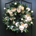 thumbnail image 1 of POINTERTECK Spring Peony Wreath Simulation Spring Wreath Flower Door Wall Hanging Home Decoration Mother‘s Day Easter Gate Fence Decoration Wreath Spring Gardening Decorations for Easter, 1 of 8