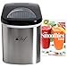thumbnail image 3 of Deco Chef Stainless Steel Electric Top Load Ice Maker with The Smoothies Bible Recipe Book, 3 of 4