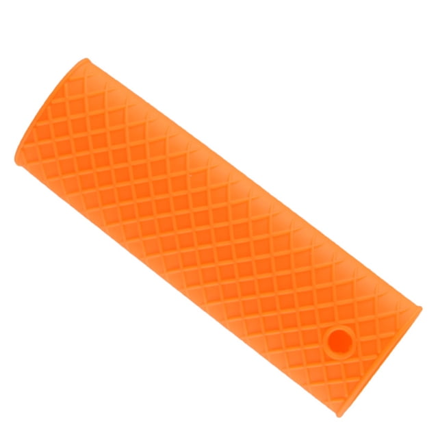 Support de Poignée Chaude en Silicone Couvre-Poêles Support de Poignée d'Assistance en Silicone Manchon Non Support de Casserole Manchon Résistant à la Chaleur Poignée de Batterie de Cuisine pour Poêle Poêle en Métal