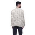 thumbnail image 4 of Atasi Kurta Décontractée Imprimée à Col Chinois Chemise Ethnique Kurta Courte pour Homme Tunique, 4 of 5