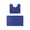 #-【Blue | 1 x 40x60Cm Rug + 1 x 40x50Cm Rug】, variant on Bathroom Toilet Rug Set 2-Piece - U-Shape Non Slip Latex Mat Absorbent Quick-Dry Floor Carpet Soft Microfiber Velvet Fleece Washable, Pink, JKODE