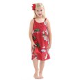 thumbnail image 4 of Girl Elastic Strap Dress Christmas Dress Santa Red, 4 of 5