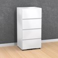 thumbnail image 4 of Nexera Blvd 3-Drawer Filing Cabinet, White, 4 of 6