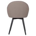 thumbnail image 4 of Studio Designs Home Dome Swivel Office or Dining Chair w/ Metal Legs, Beige, 4 of 8