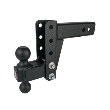 Attelages à l'Épreuve des Balles Remorque Hitch Support à Bille MD254 pour Récepteur de 2-1/2 Pouces; Verrou Verrouillable Vendu Séparément; Poids Brut de Remorque de 14 000 Livres; Chute Réglable de 4 Pouces/hausse de 4 Pouces; Non Pivotant