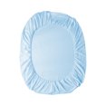 thumbnail image 5 of Maplenight Premium Queen Size Cooling Fitted Sheet for Hot Sleepers - Solid Color, Machine Washable, Ash Proof, Breathable - Multiple Colors Available Blue, 5 of 5