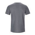 thumbnail image 3 of Hiiyo T-Shirt Uni pour Homme à Manches Courtes, Col Rond, Tailles M-TTTTG, 3 of 7