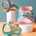 thumbnail image 4 of fastboy Soft Cat Leash And Harness Set For More Comfortable Walking Night Reflection Kitten Harness Orange Blue M, 4 of 6