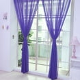 thumbnail image 2 of XZNGL 1 PCS Pure Color Tulle Door Window Curtain Drape Panel Sheer Scarf Valances, 2 of 4