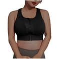 thumbnail image 1 of Timegard Sports for Women Plus Size High Impact Front Zipper Full-Coverage Racerback Breathable Bras, 1 of 4