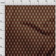 thumbnail image 3 of oneOone Georgette Viscose Brown Fabric Check Argyle Sewing Craft Projects Fabric Prints By Yard 42 Inch Wide, 3 of 4