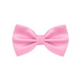 thumbnail image 1 of INSPIRE CHIC Men's Grids Patterned Solid Color Adjustable Pre-tied Bow Tie Pink, 1 of 4