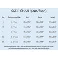 thumbnail image 3 of WEAIXIMIUNG Chemise à Phrase pour Enfants Petites Filles Tunique Col Rond Couleur Unie Manches Longues Rayée Confortable Décontractée avec Boutons Latéraux Blouse T-Shirt 4-5 Ans, 3 of 7