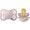 Pink Plum, variant on BIBS Supreme Baby Pacifiers | BPA-Free Natural Rubber Pacifier | Made in Denmark | Set of 2 Soothers (0-6 Months)