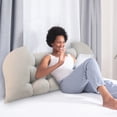thumbnail image 5 of WIFKLSIIPG Reading Pillow Soft Bed Rest Pillow Comfortable Back Support Cushion for Sitting in Bed Reading Watching TV Relaxing, 5 of 5